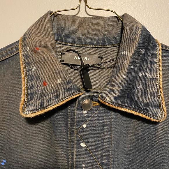 Amiri Denim splatter jacket - Picture 2 of 6